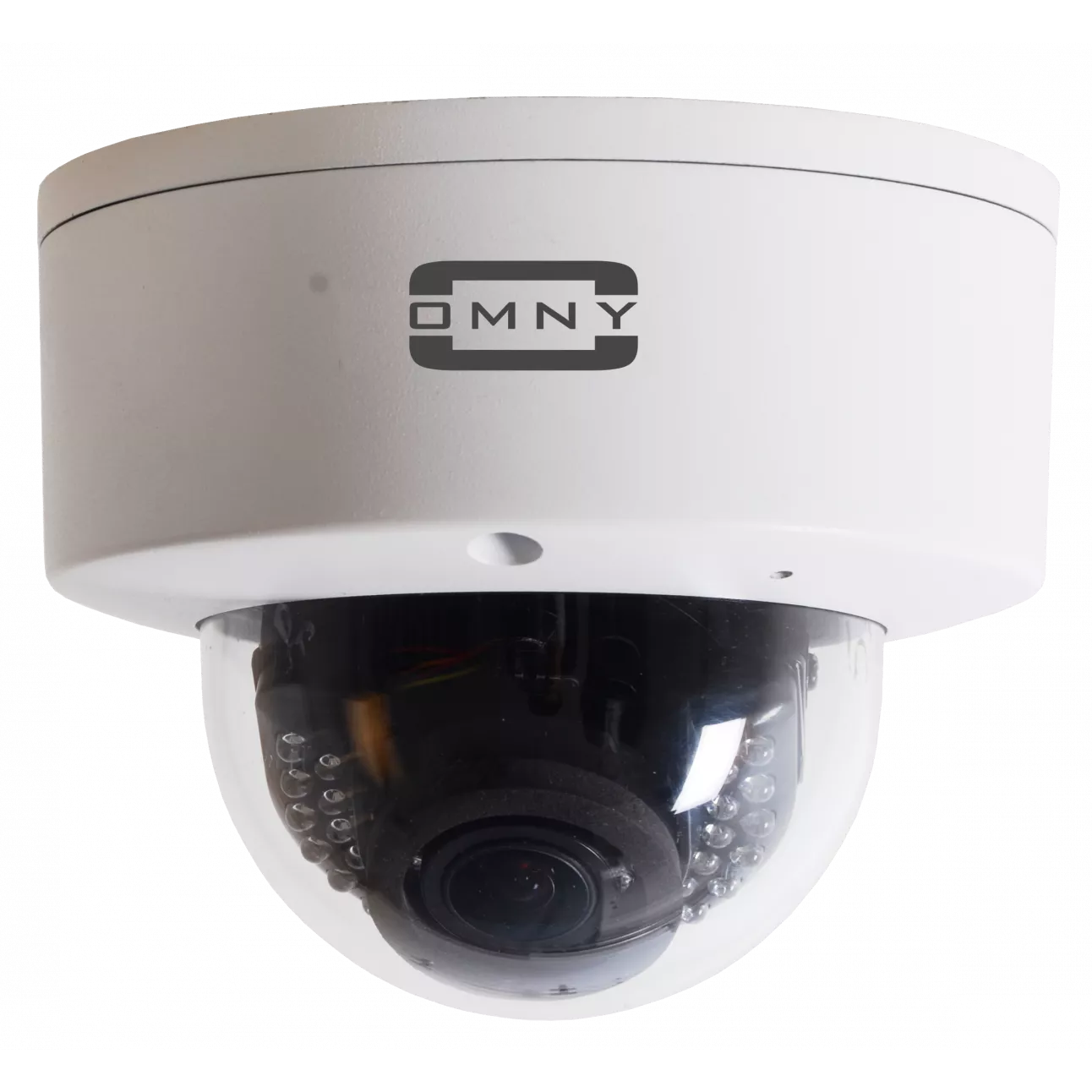 IP камера OMNY 444 PRO купольная вандалозащищенная 1080p, c ИК подсветкой, 2.8-12мм, PoE, подключение активного микрофона 12В
